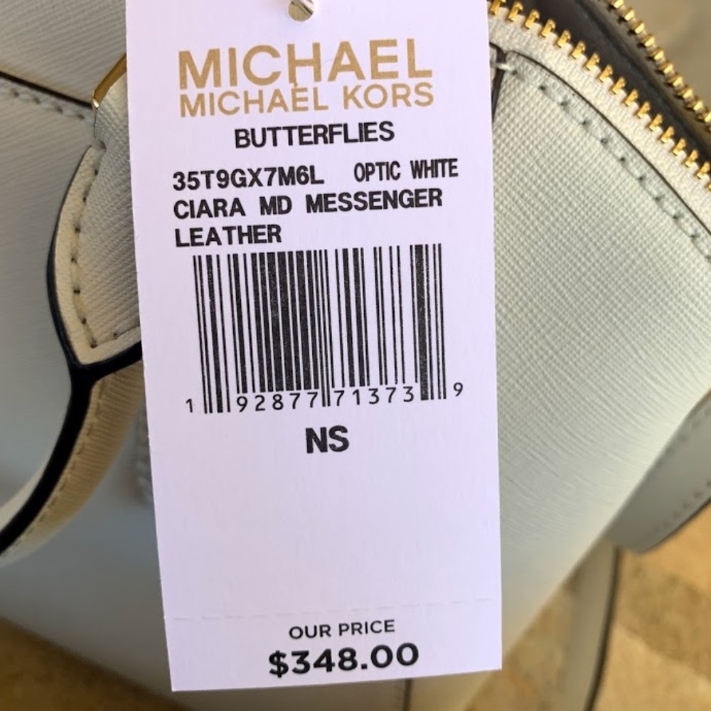 NWT Michael Kors Butterflies ciara handbag+wallet - Picture 6 of 6